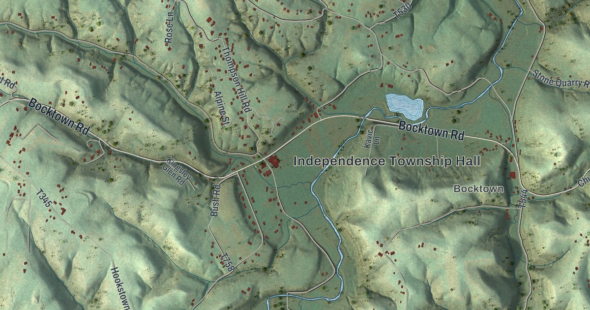 Map of Independence, Beaver County, Pennsylvania in 2026