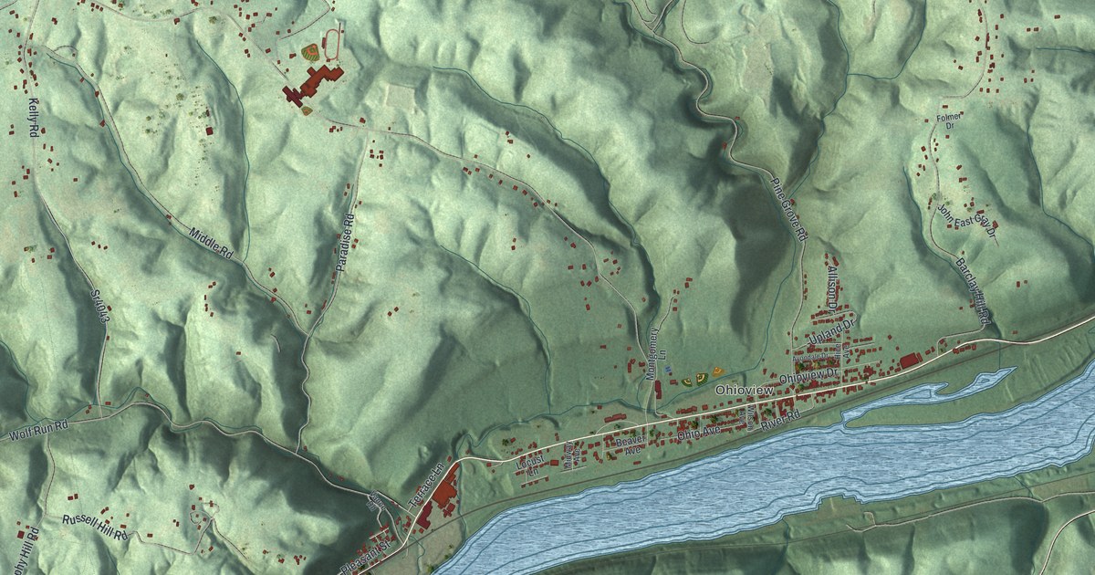 Map of Industry, Pennsylvania in 2026