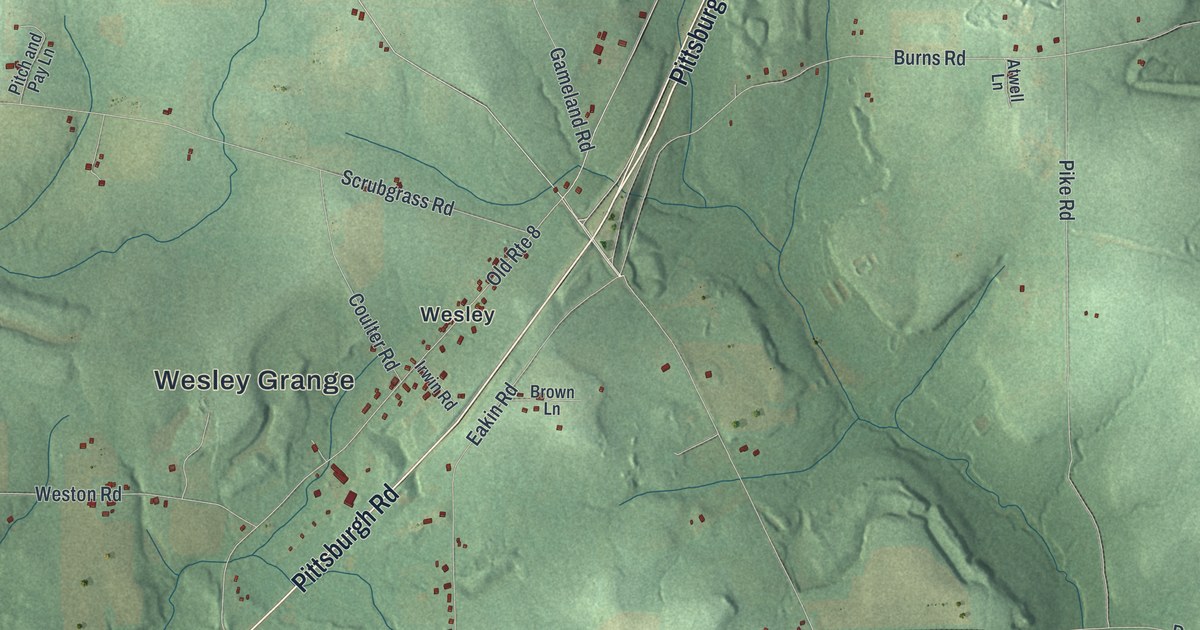 Map of Irwin, Venango County, Pennsylvania in 2026