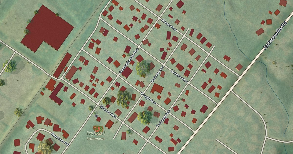 Map of Ivyland, Pennsylvania in 2026