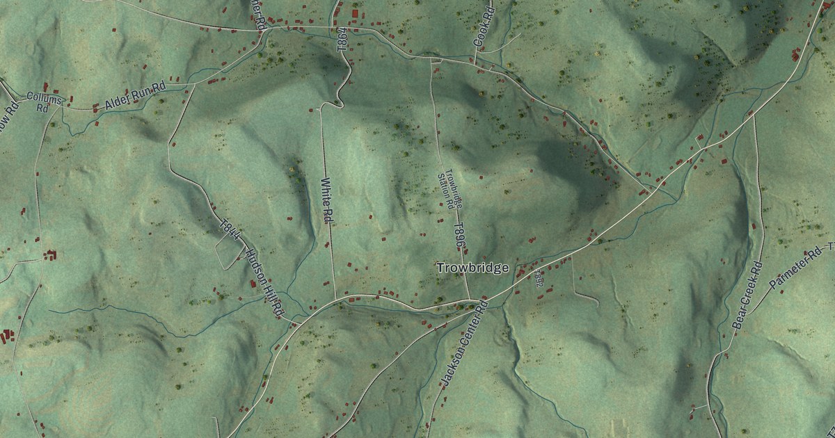 Map of Jackson, Tioga County, Pennsylvania in 2026