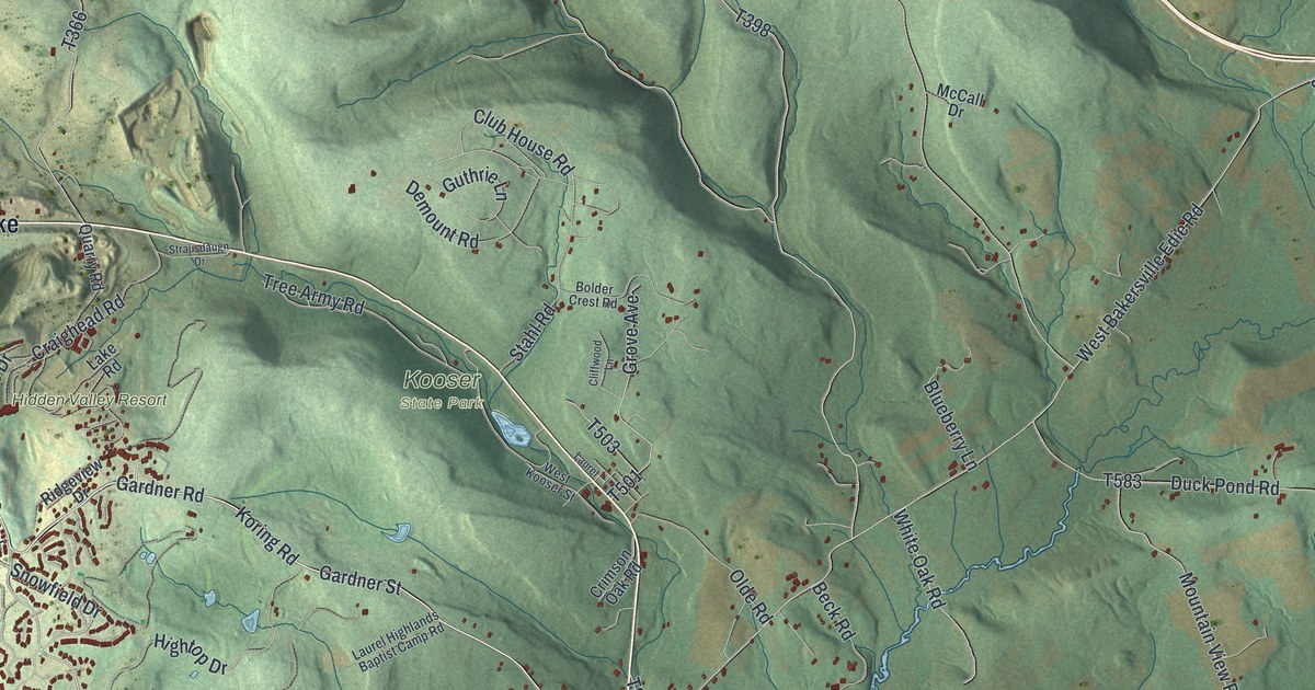 Map of Jefferson, Somerset County, Pennsylvania in 2026