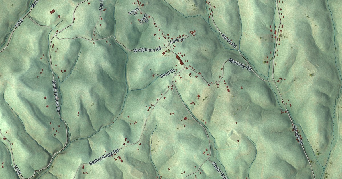 Map of Jefferson, Washington County, Pennsylvania in 2026
