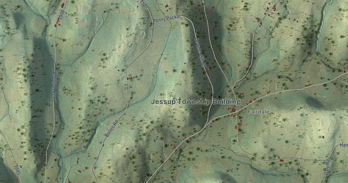 Map of Jessup, Susquehanna County, Pennsylvania in 2026