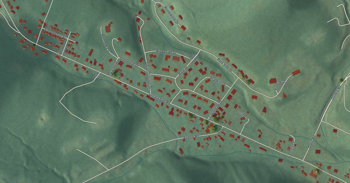 Map of Juniata Gap, Pennsylvania in 2026