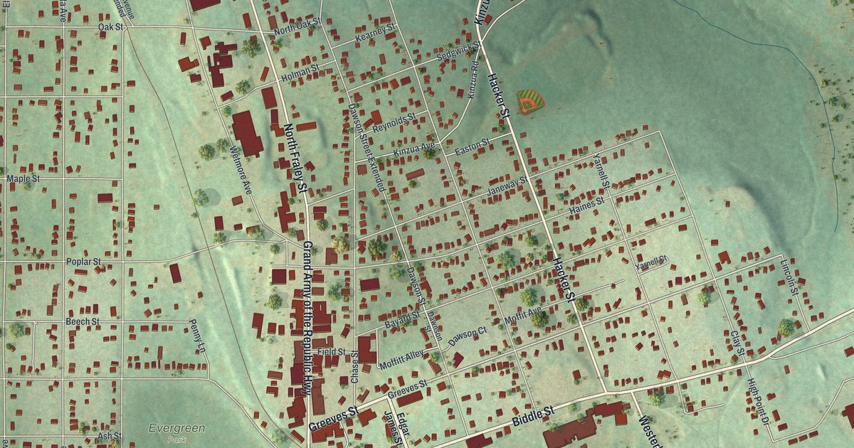 Map of Kane, Pennsylvania in 2026
