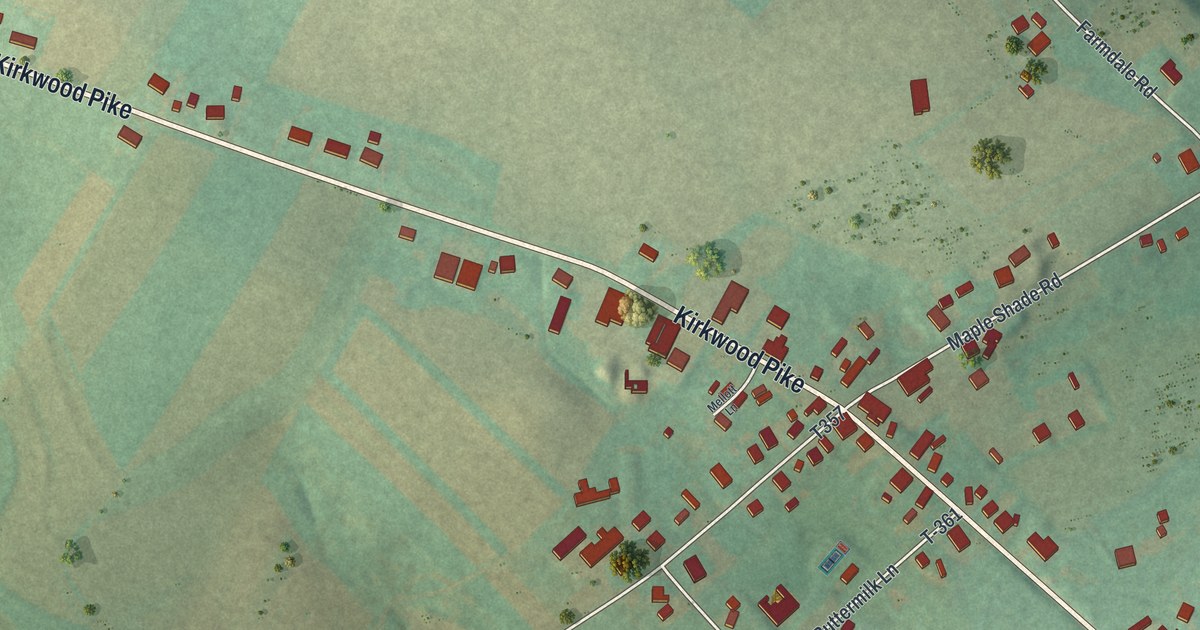 Map of Kirkwood, Pennsylvania in 2026