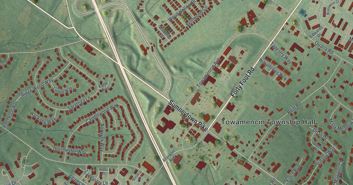 Map of Kulpsville, Pennsylvania in 2026