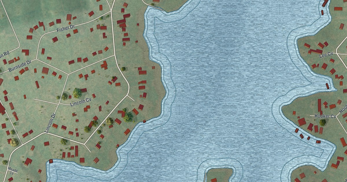 Map of Lake Meade, Pennsylvania in 2026