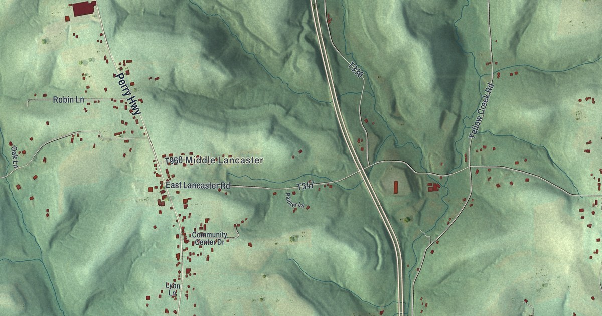 Map of Lancaster, Butler County, Pennsylvania in 2026