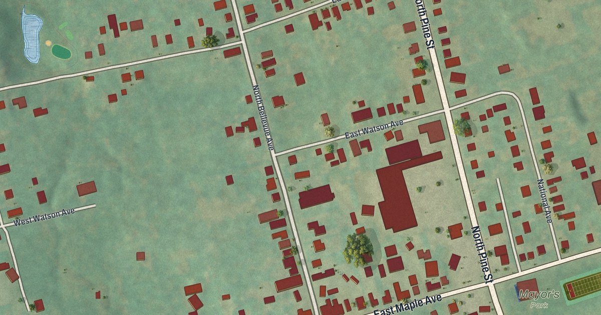Map of Langhorne, Pennsylvania in 2026