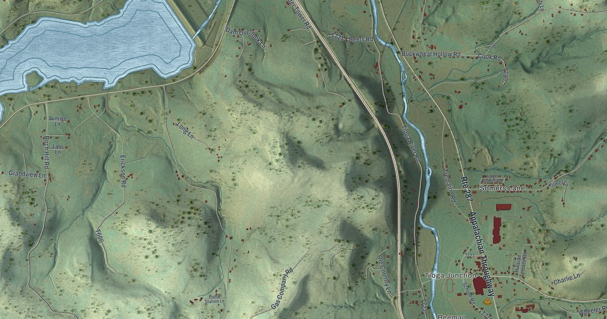Map of Lawrence, Tioga County, Pennsylvania in 2026
