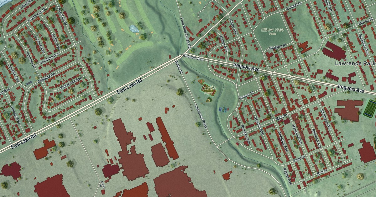 Map of Lawrence Park, Pennsylvania in 2026