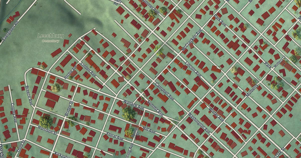 Map of Leechburg, Pennsylvania in 2026