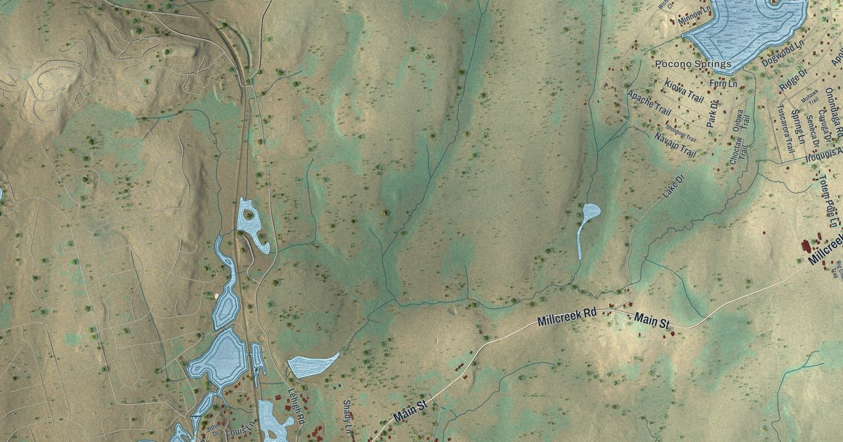 Map of Lehigh, Wayne County, Pennsylvania in 2026