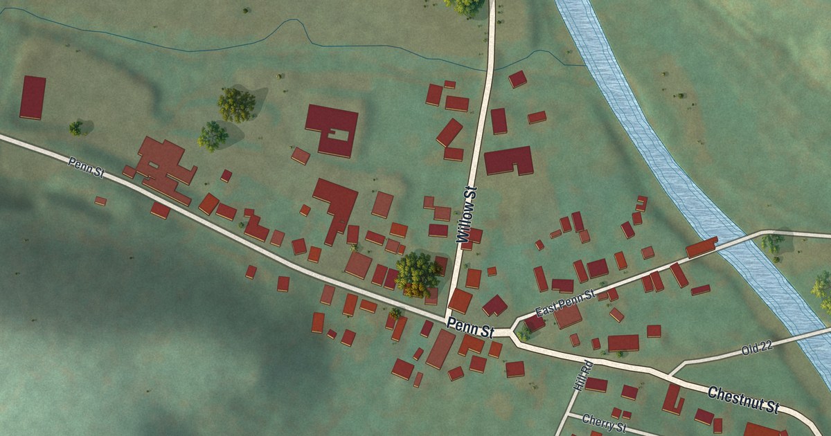 Map of Lenhartsville, Pennsylvania in 2026