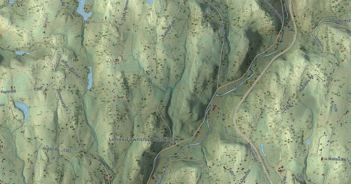 Map of Lenox, Pennsylvania in 2026