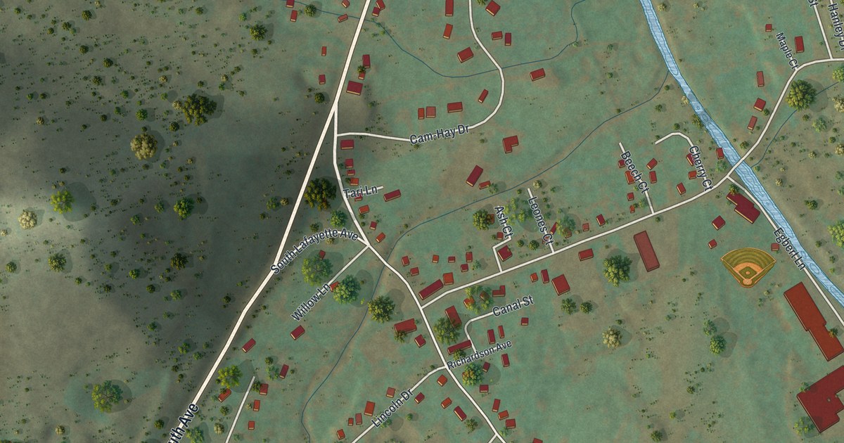 Map of Lewis Run, Pennsylvania in 2026