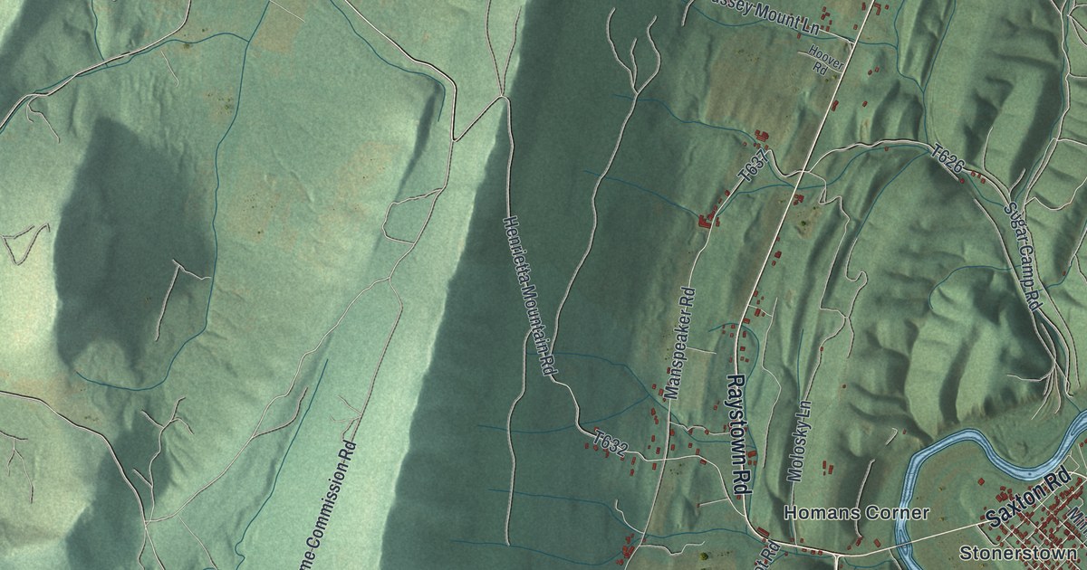 Map of Liberty, Bedford County, Pennsylvania in 2026