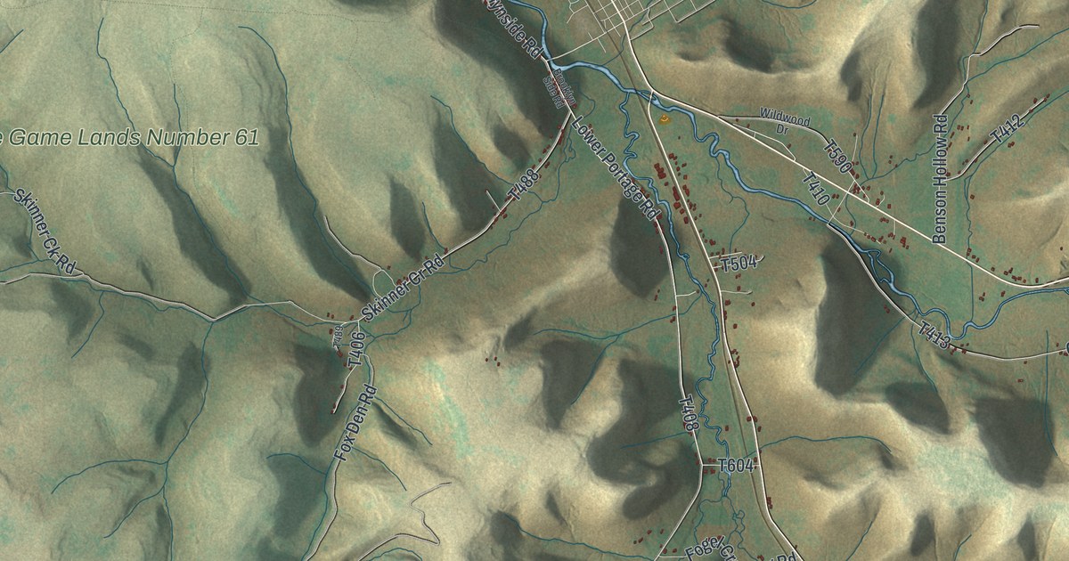Map of Liberty, McKean County, Pennsylvania in 2026