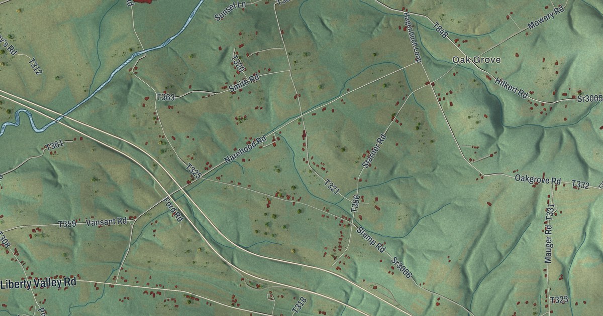 Map of Liberty, Montour County, Pennsylvania in 2026