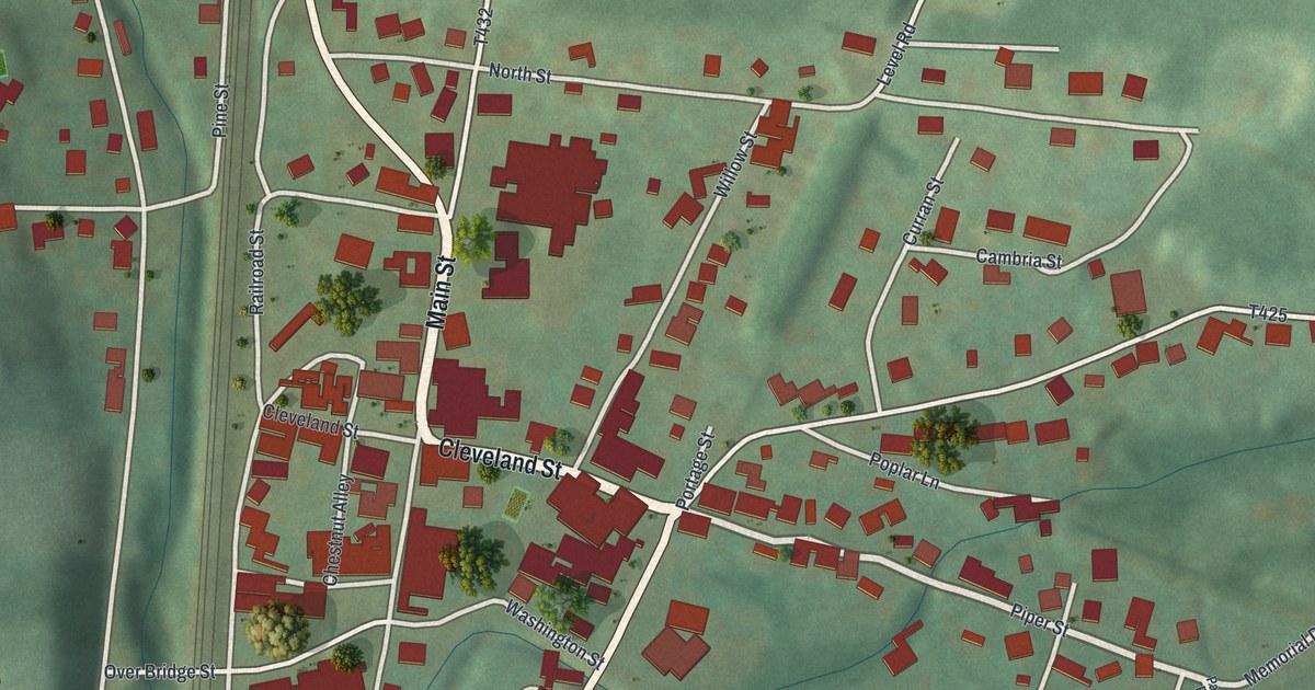 Map of Lilly, Pennsylvania in 2026