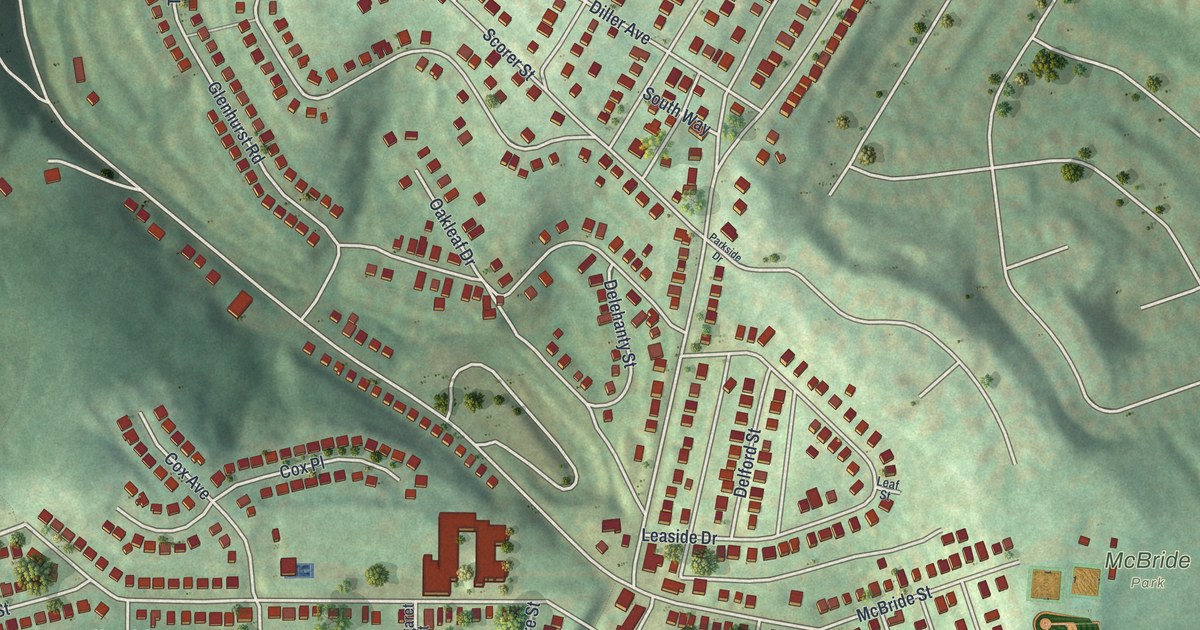 Map of Lincoln Place, Pennsylvania in 2026