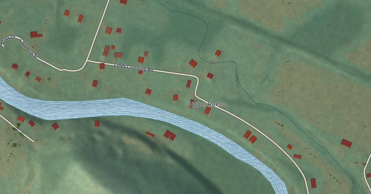 Map of Linds Crossing, Pennsylvania in 2026