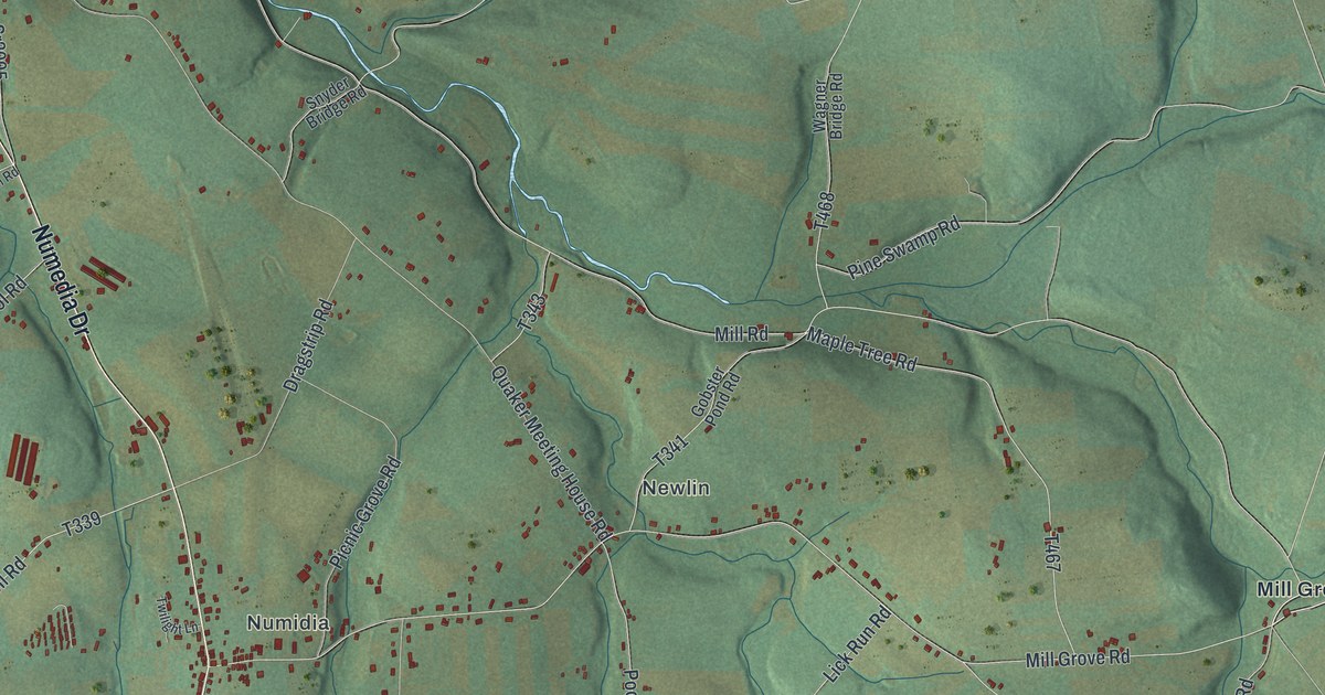 Map of Locust, Pennsylvania in 2026