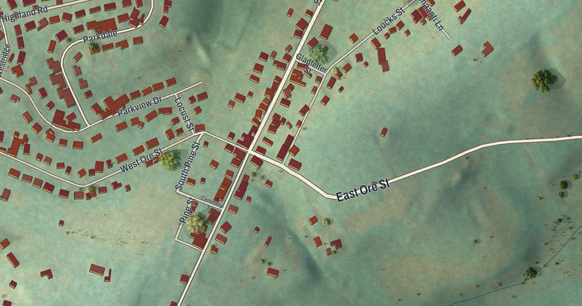 Map of Loganville, Pennsylvania in 2026