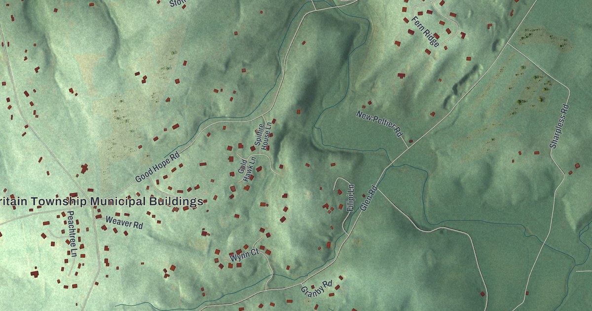 Map of London Britain, Pennsylvania in 2026