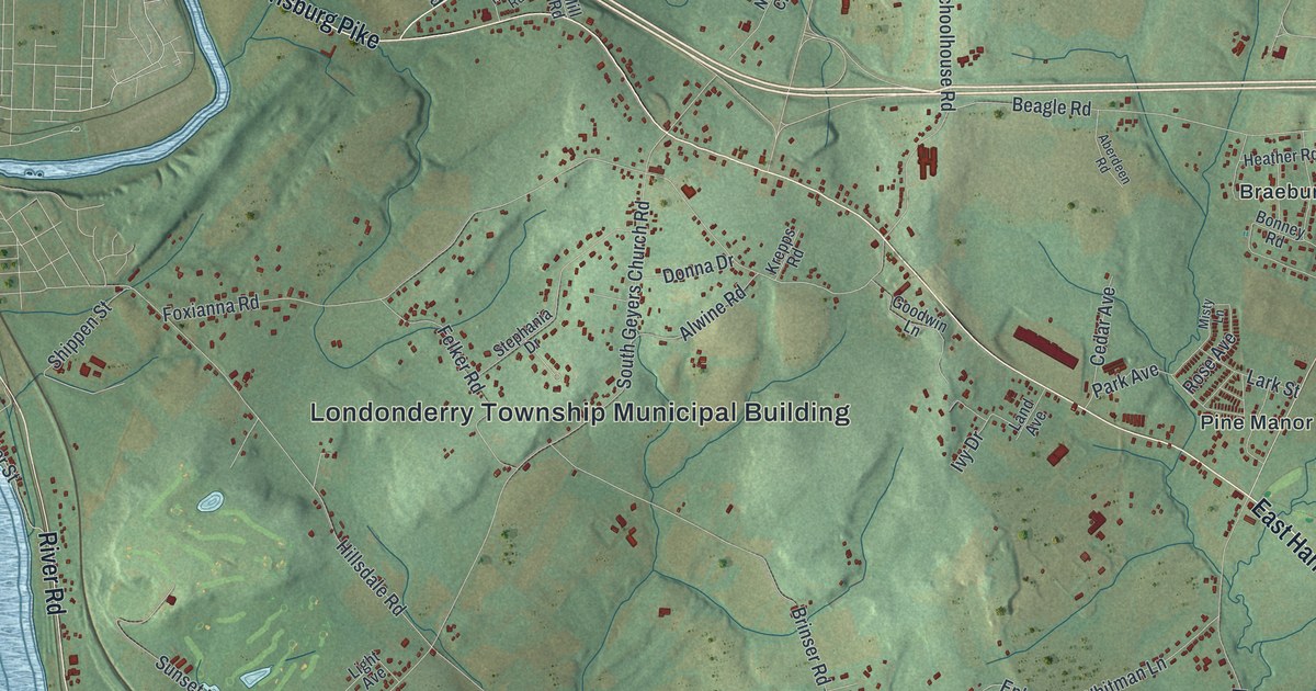 Map of Londonderry, Dauphin County, Pennsylvania in 2026