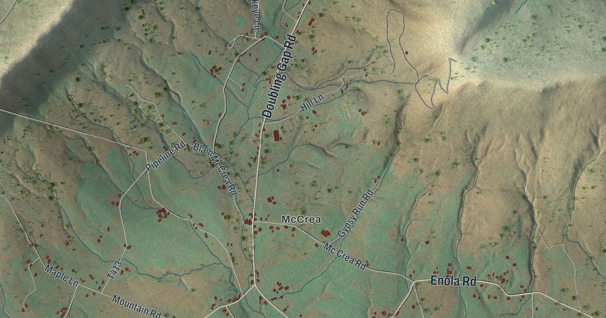 Map of Lower Mifflin, Pennsylvania in 2026
