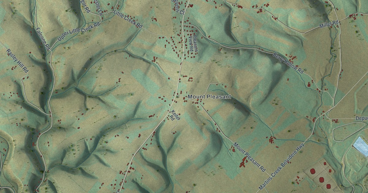 Map of Lower Mount Bethel, Pennsylvania in 2026