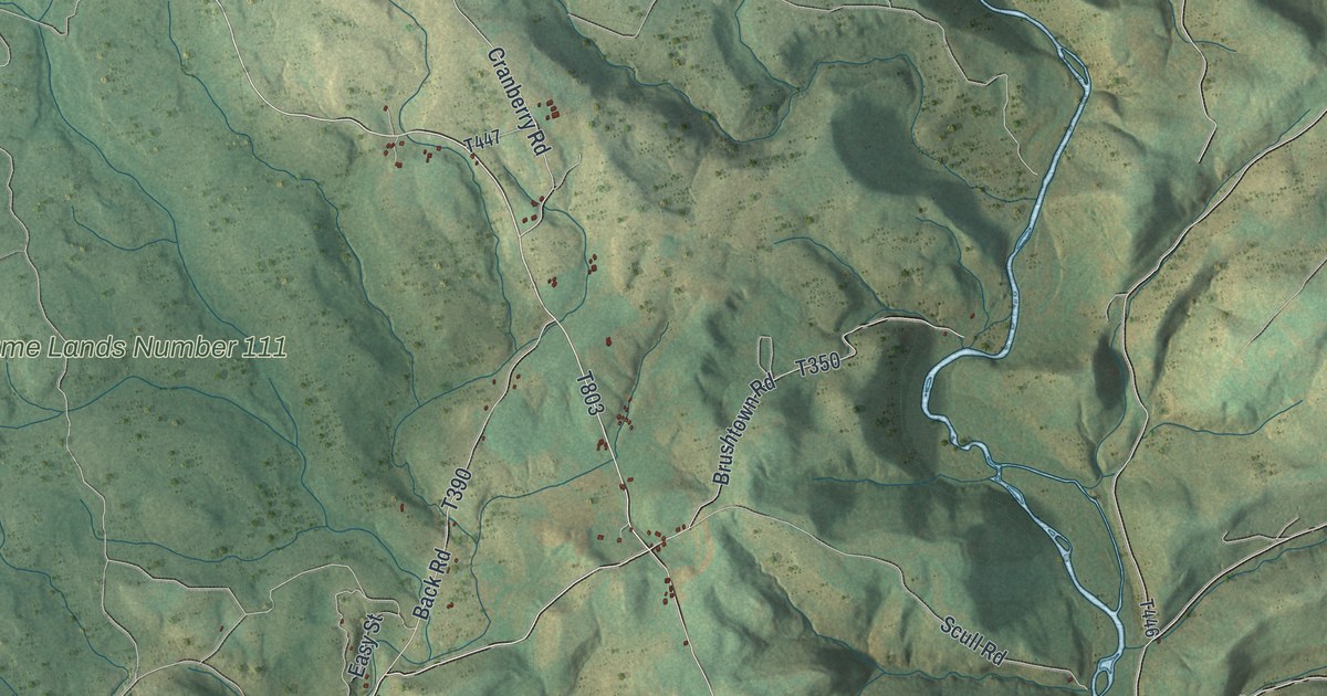 Map of Lower Turkeyfoot, Pennsylvania in 2026
