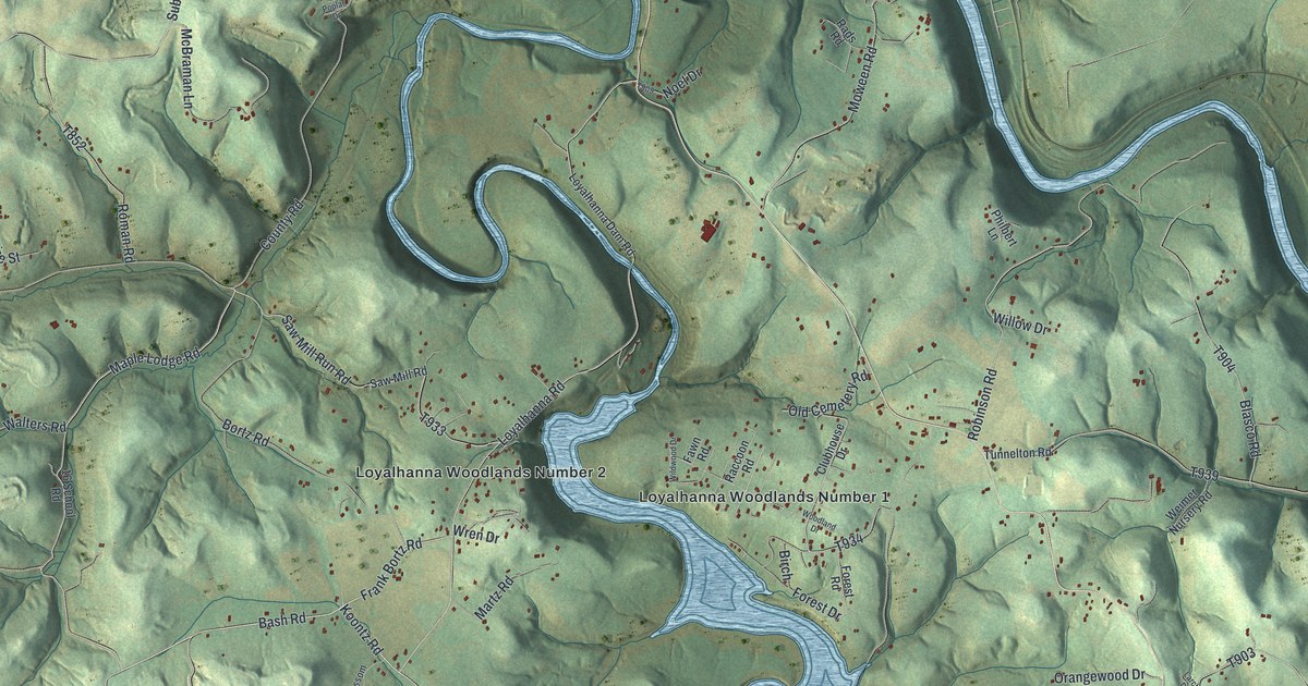 Map of Loyalhanna, Pennsylvania in 2026