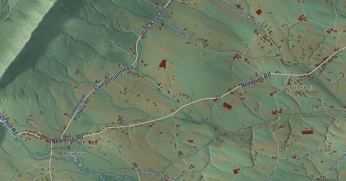 Map of Lurgan, Pennsylvania in 2026