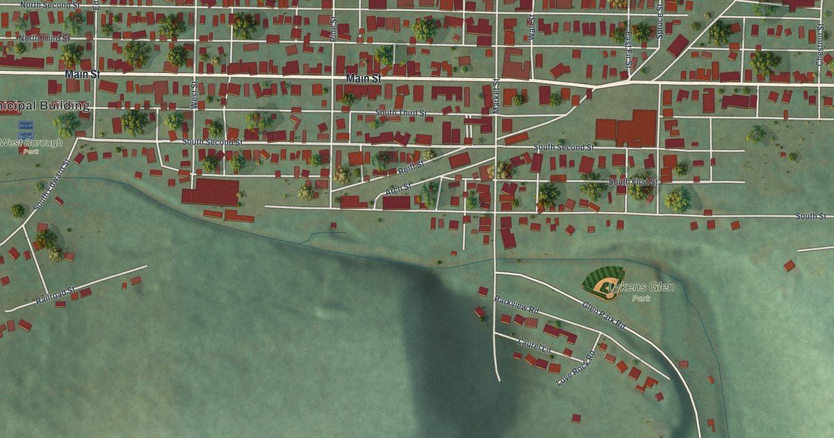 Map of Lykens Borough, Pennsylvania in 2026