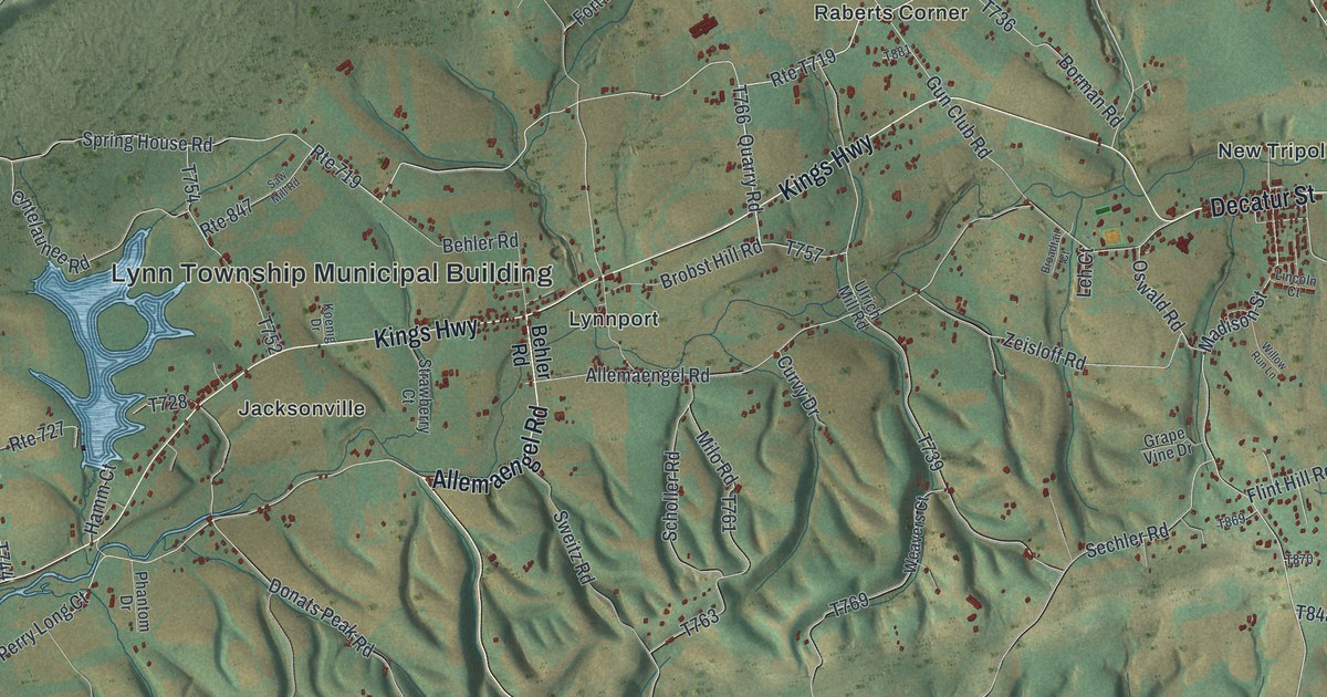 Map of Lynn, Pennsylvania in 2026