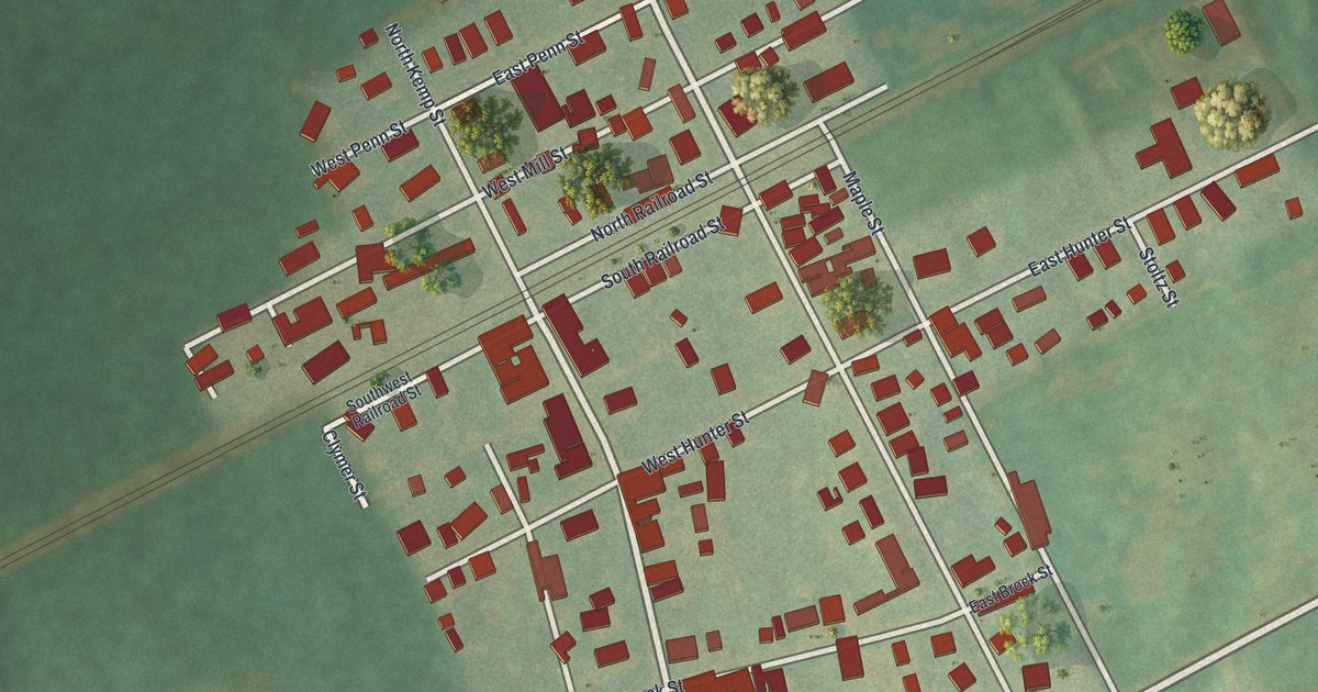 Map of Lyons, Pennsylvania in 2026