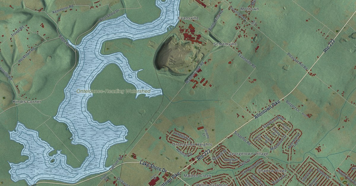Map of Maidencreek, Pennsylvania in 2026