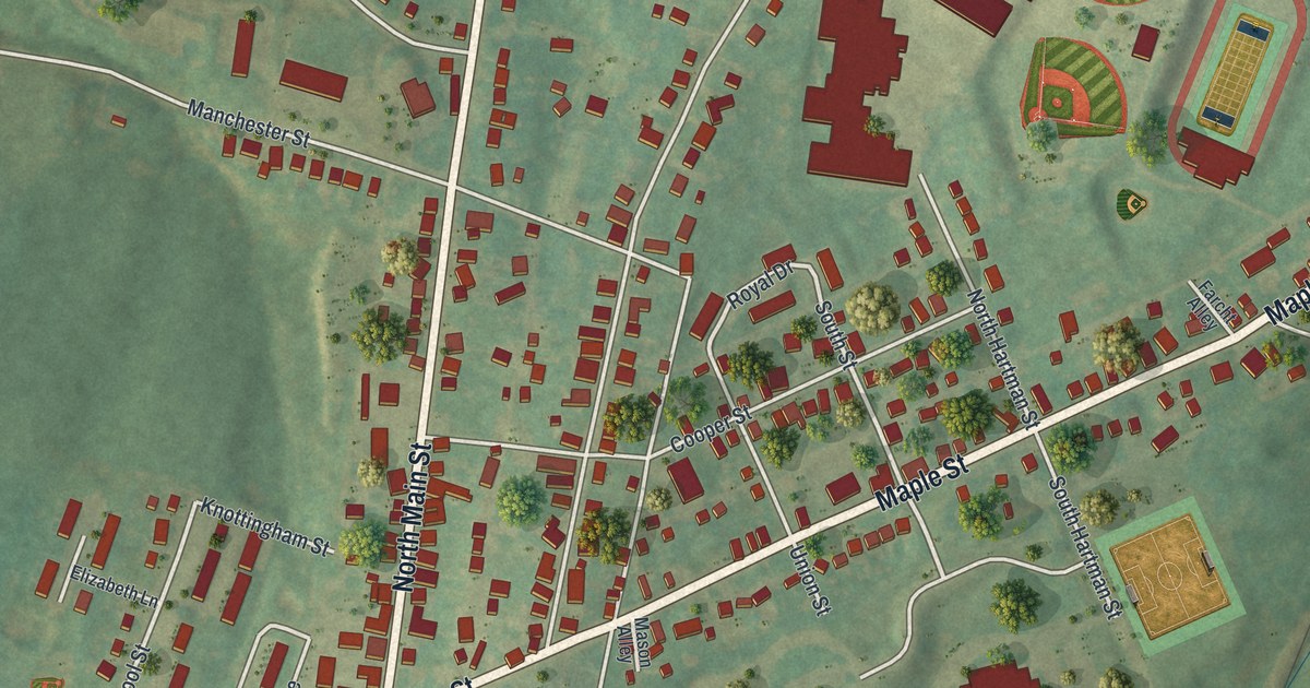 Map of Manchester Borough, York County, Pennsylvania in 2026