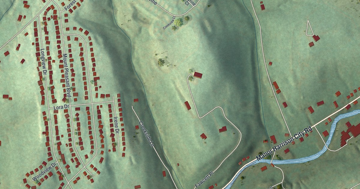 Map of Manor, Westmoreland County, Pennsylvania in 2026