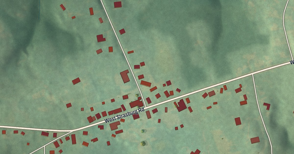 Map of Marshallton, Chester County, Pennsylvania in 2026