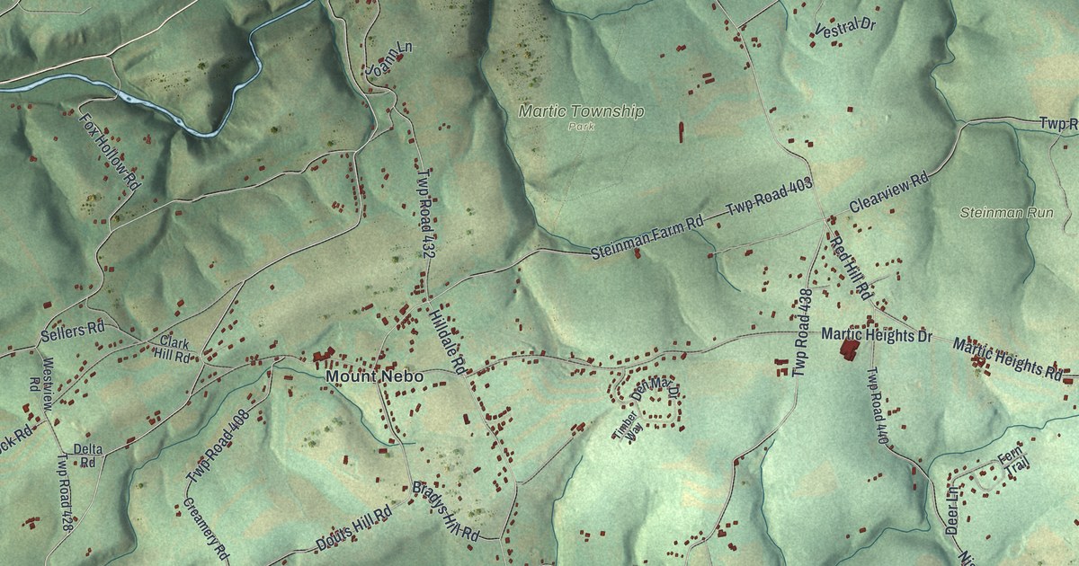 Map of Martic, Pennsylvania in 2026
