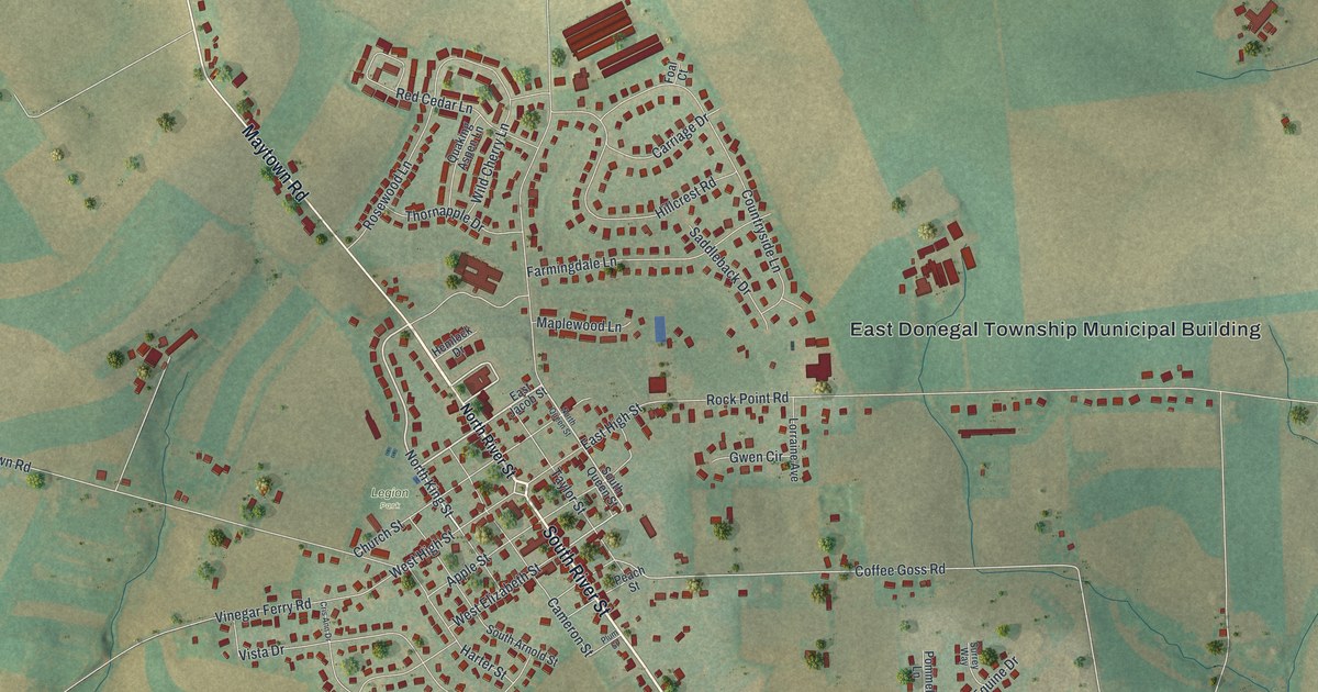Map of Maytown, Pennsylvania in 2026