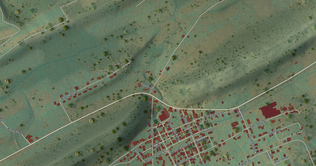 Map of McClure, Pennsylvania in 2026