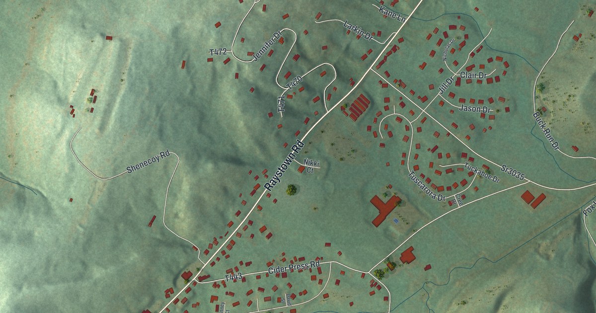 Map of McConnellstown, Pennsylvania in 2026