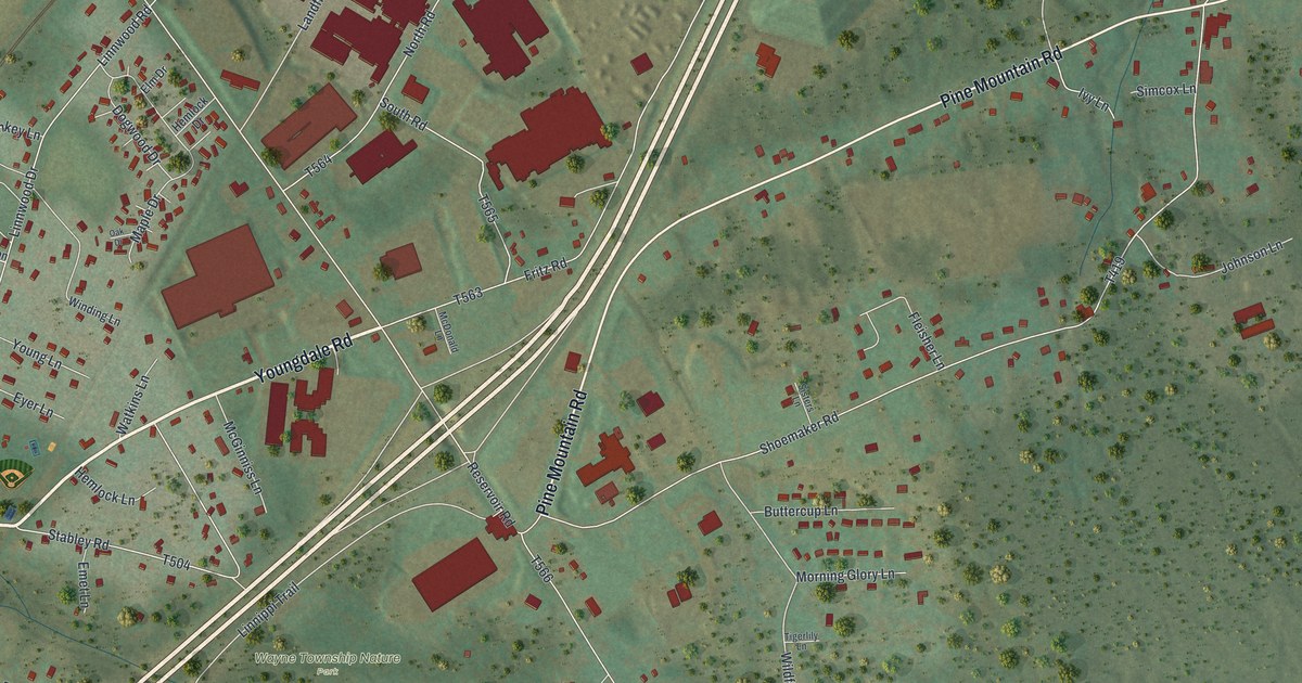 Map of McElhattan, Pennsylvania in 2026