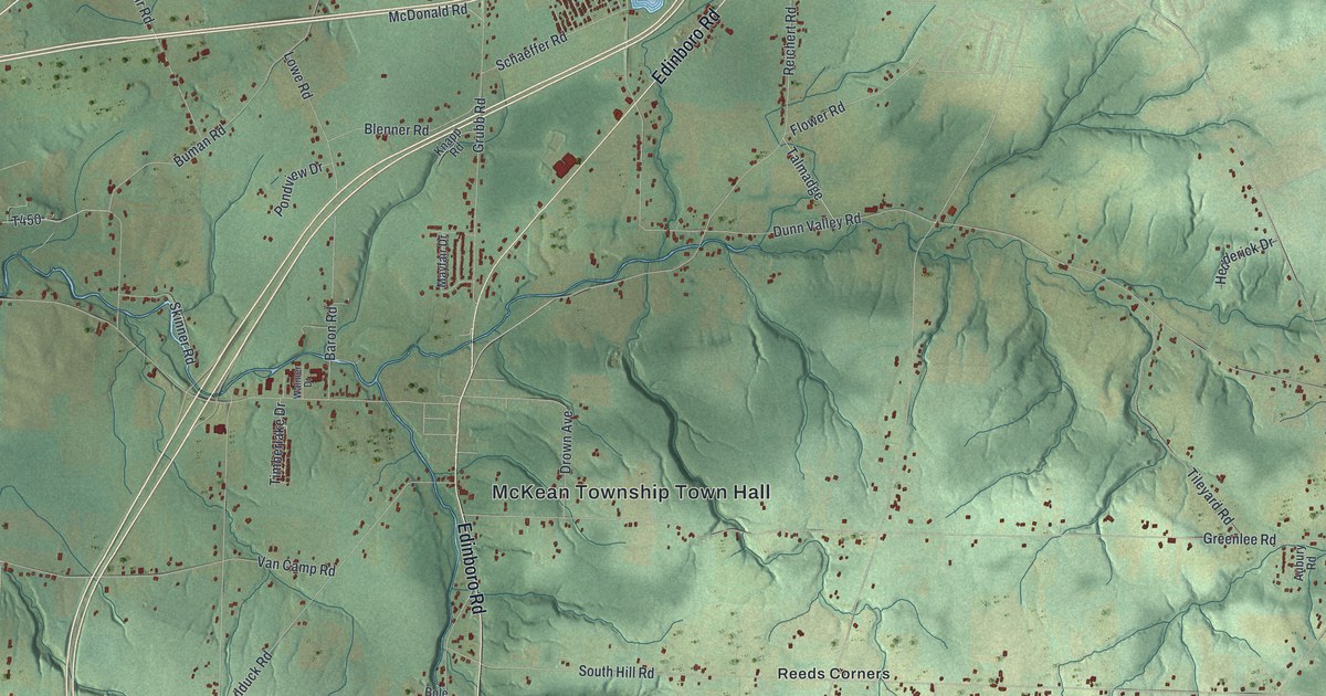 Map of McKean Township, Pennsylvania in 2026